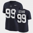 #99 Coziah Izzard College Football PSU Name & Number Mens Navy T-Shirt 624803-207
