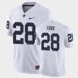 #28 Devyn Ford College Football Penn State Nittany Lions Game Mens White Jersey 981208-506