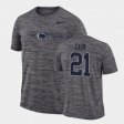#21 Noah Cain GFX Velocity Penn State Sideline Legend Performance Mens Gray T-Shirt 630259-847
