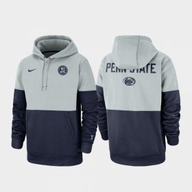 Rivalry Penn State Therma Performance Pullover Mens Gray Navy Hoodie 929219-185