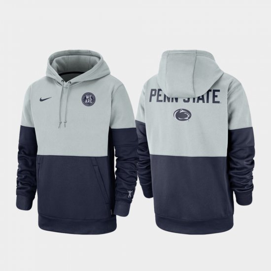 Rivalry Penn State Therma Performance Pullover Mens Gray Navy Hoodie 929219-185