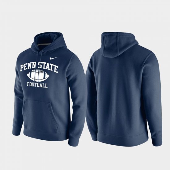 Retro Football Penn State Club Fleece Men Navy Hoodie 818659-697
