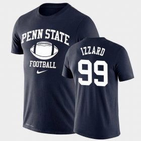 #99 Coziah Izzard Retro Football PSU Lockup Legend Performance Men Navy T-Shirt 862478-932 #99 Coziah Izzard Retro Football PSU Lockup Legend Performance Men Navy T-Shirt 862478-932