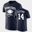 #14 Sean Clifford Retro Football Penn State Lockup Legend Performance Men's Navy T-Shirt 508185-712