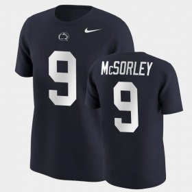 #9 Trace McSorley College Football Penn State Name & Number Mens Navy T-Shirt 664073-115