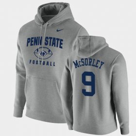 #9 Trace McSorley Oopty Oop PSU Football Pullover Mens Gray Hoodie 597355-731