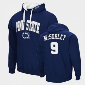 #9 Trace McSorley Arch & Logo 2.0 Penn State Pullover Men's Navy Hoodie 376854-511