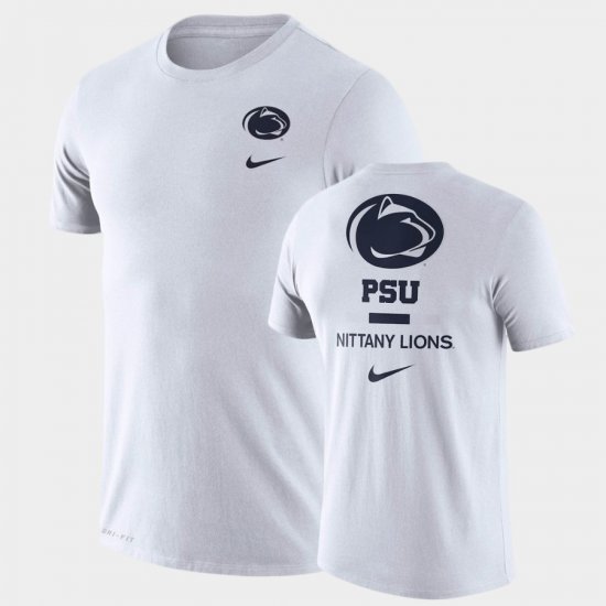 DNA Logo Penn State Nittany Lions Performance Mens White T-Shirt 401155-169