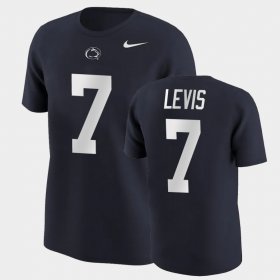 #7 Will Levis College Football Penn State Name & Number Men's Navy T-Shirt 931694-331
