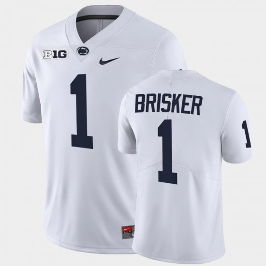 #1 Jaquan Brisker College Football Penn State Nittany Lions Limited Men\'s White Jersey 289243-859